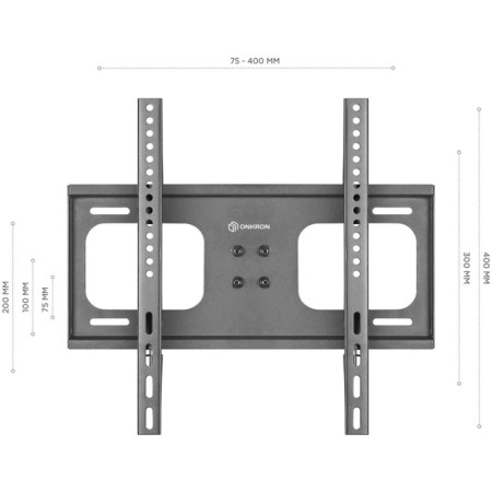 Black Black 26 "-55" Max.30kg TECAL CENTER COMPORTANCE-4