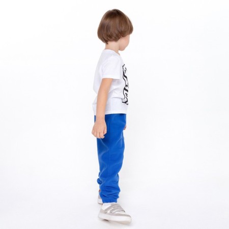 Baby trousers, blue color, height 122 cm-3