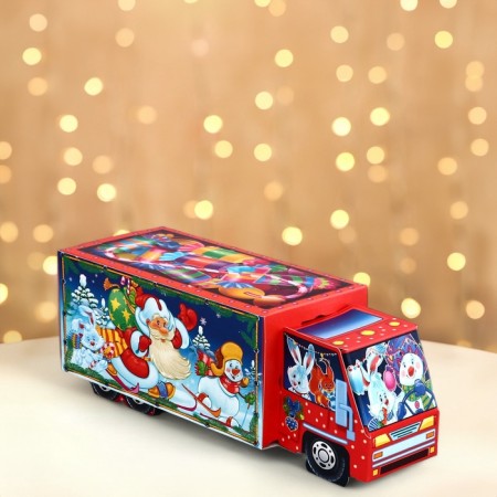 New Year's gift box "Sweeter", a truck, 26 x 8.7 x 8.3 cm. 1pc