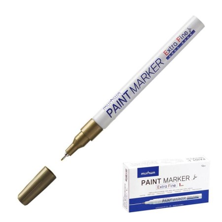Markker-painting (Lacquer) Munhwa Extra Fine Paint Marker, 1.0 mm, Golden