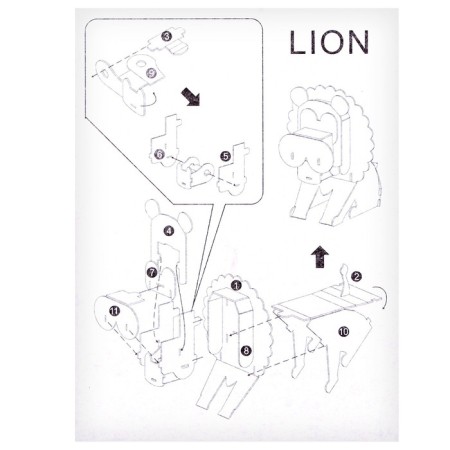 Set for creativity Soster 3D figures "Leo"-5