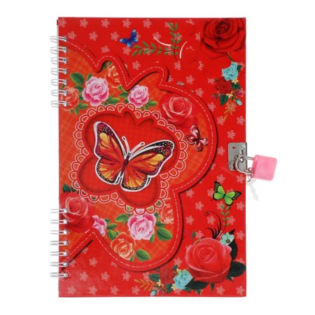 Notebook Gift Book on the castle, A5, 50 sheets, line, "Butterfly", mix-1