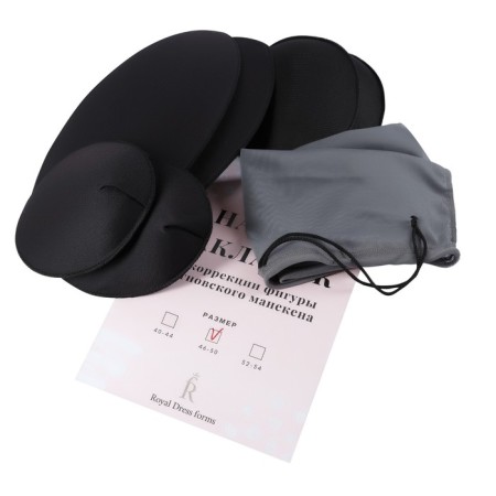Podge pads, black, 46-50 size-3