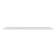 Ruler 15 cm, plastic, triangular, transparent