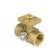 Aquasfera 1061-01 manometer crane, 1/2 "x20x1.5 mm, pn 16, internal thread, flange