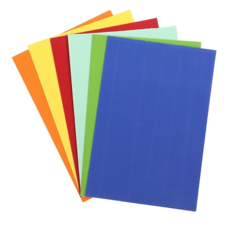 Cardboard corrugated A4, 6 sheets, 6 colors, 180 g/m2-2