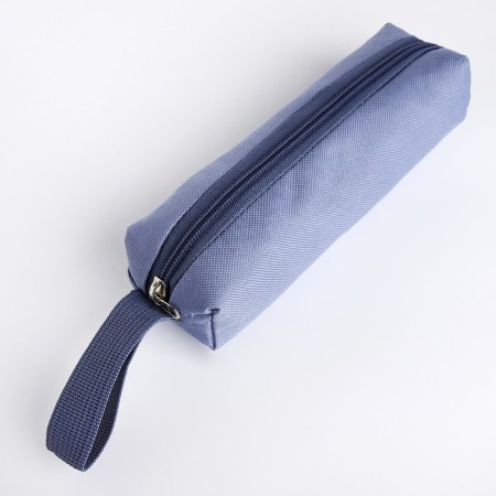 Set of a backpack with a zipper, core, bag, cosmetic bag, blue color-12