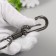 Metal keychain "Carabiner with a spring" 3x0.7x10.5 cm