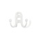 Hook furniture tundra TKD017 Light, two -rod, white