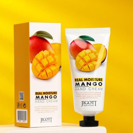 Hand cream Jigott moisturizing, with mango extract, 100 ml