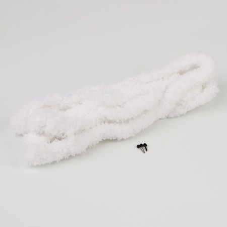 DIY toys. Set for weaving from fur sticks "Fluffy Bunny"-2