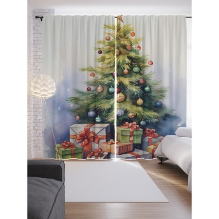 Photostes "Fairytale holiday", Saten, size 145x265 cm, 2 pcs