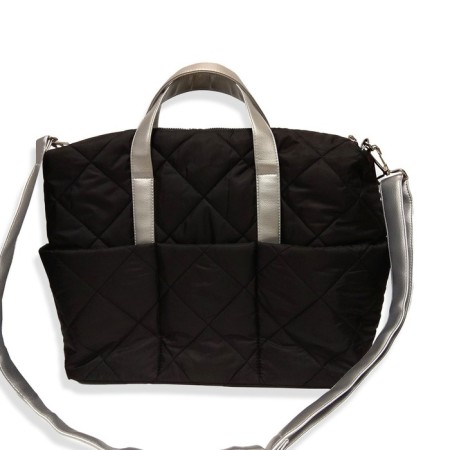 Business bag, lightning department, black color 38x13x30cm-1