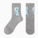 Women's dragon socks, gray color, size 36-40