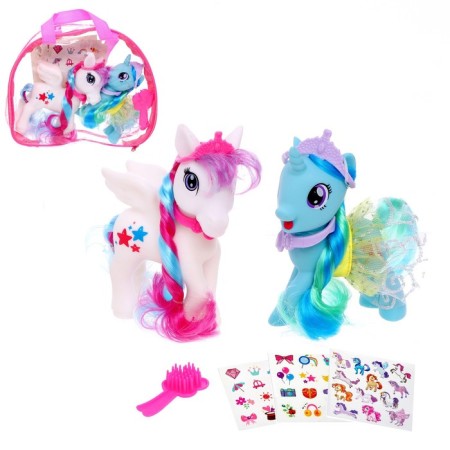 Set of game "Pony", 2 pcs., With accessories
