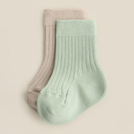 Nosk children's 2 pairs SL Home, 8-10 cm, milk/olive-1