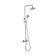 The shower mixer Decoroom DR21070, single -leaf, without spout, watering can, tropical shower, chrome 770450