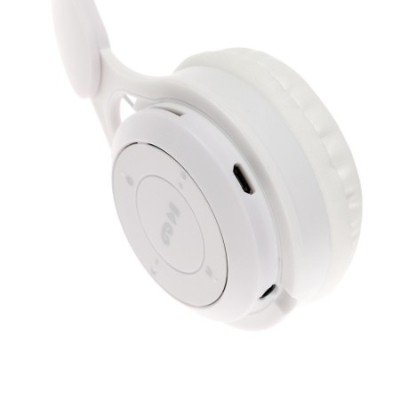 Wireless headphones Y08R, invoices, children's, BT 5.1, backlight, 400 mAh, white-6
