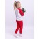 Pajamas: T -shirt, trousers, height 128 cm, multicolor color