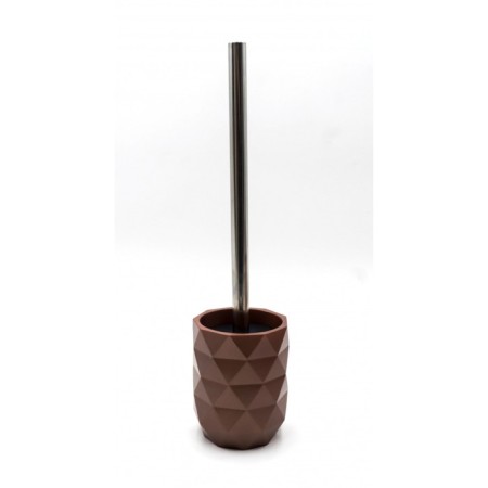 Joyce toilet brush, brown metallic