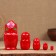 Nesting doll "Nina", red dress, 5 doll, 11 cm
