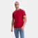 T -shirt male, red color/print mix, size XL