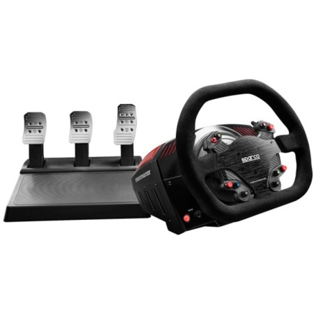 The steering wheel Thrustmaster TS-XW Racer EU Version 14KNOP. (with pedals) black/red