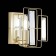 Wall lamp EVOLUCE. Sle103401-01. Giano. 1x40 W, E14, 19x17 cm, Shampan