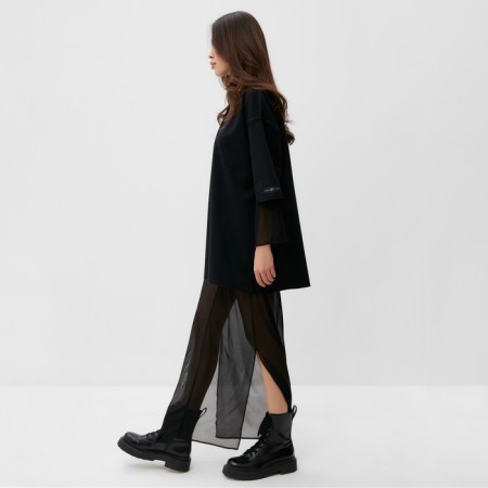 Women's dress mist, size s-m, black color-4