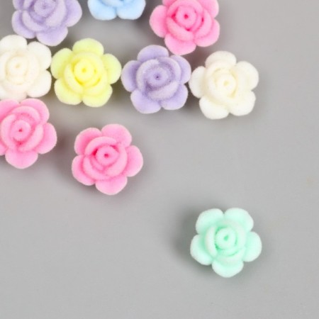 Busina for creativity velvet spraying "Rosochka. Delicate shades" 1x1.4x1.4 cm-2