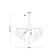 Chandelier 60W, 6he14, 71x65 cm, nickel