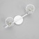 Louisiana lamp 2x60W E14 white/chrome