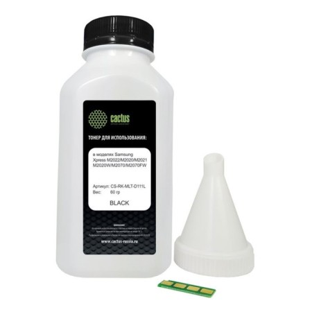 Toner CACTUS CS-RK-MLT-D111L black bottle 60g. (in comp.: Chip) for the printer Samsung Xpress 107627-1