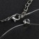 Piece "on the fishing line" large bead, white color in silver, 30 cm