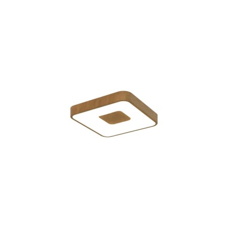Ceiling light Mantra Coin, LED, 2500LM, 2700-5000K, 340x340x70 mm, color wood-1