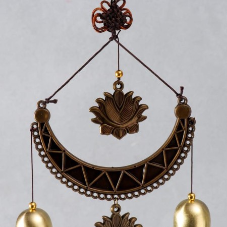 Wind Music Metal "Ganesha, Necklace" 5 bells 60 cm-1