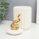 Coramics Coramics "Golden Elephant" White, Hofre 16x7x7 cm