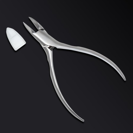 Pedicure nippers "Premium", 13 cm, blade length - 16 mm, silver color-4
