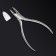Pedicure nippers "Premium", 13 cm, blade length - 16 mm, silver color