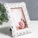 Photo frame plastic 10x15 cm "Knitted" white 21x16 cm