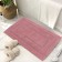 A set of rugs, size 60x100 cm, 50x50 cm, pink color
