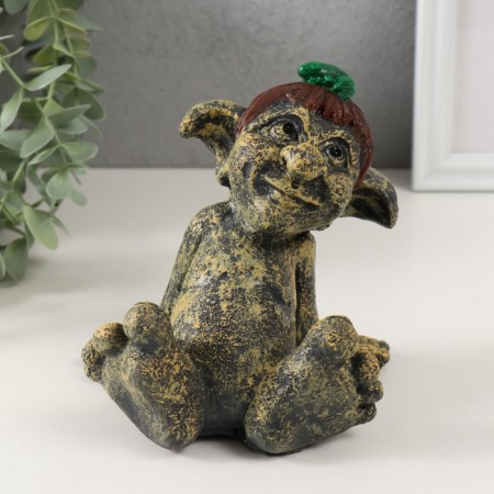 Figure "Little Garden Trollchikha" 12 x 10 x 12 cm-1