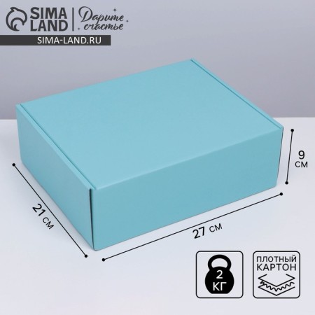 Gift folding box, packaging, Tiffany, 27 x 21 x 9 cm