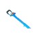 Pneumatic jack AE & T T08103A, 3 t, 3-secto, with a pen, 135-420 mm, support 102 mm