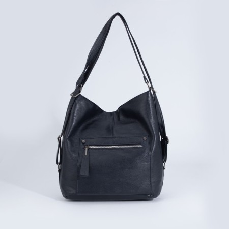 Lurch bag with lightning, 2 external pockets, blue color