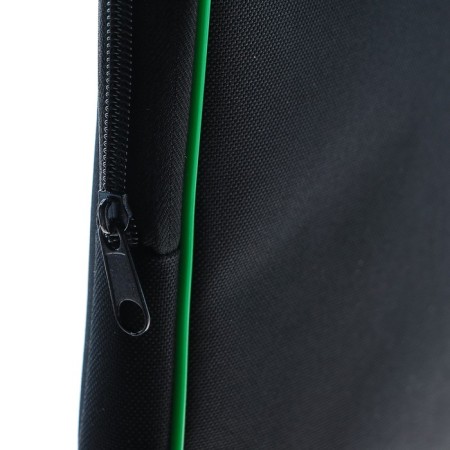 Folder with handles Textile A4, 350 x 265 x 45 mm, PMD 2-42 "Office", inner pocket, black/salad-4
