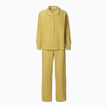 Комплект женский (рубашка, брюки) KAFTAN "Basic" р. 44-46, охра-5