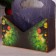 Wooden Kashpo "envelope, New Year No. 2", wooden pen, black, 20.5 × 18 × 6 cm