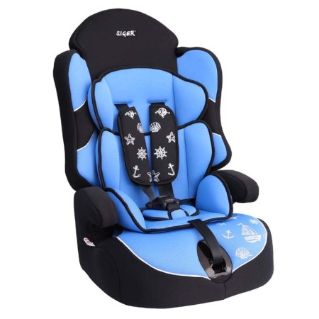 Car seat children's siger "drive", group 1/2/3, blue color