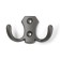 Hook furniture tundra TKD007, two -rod, graphite color